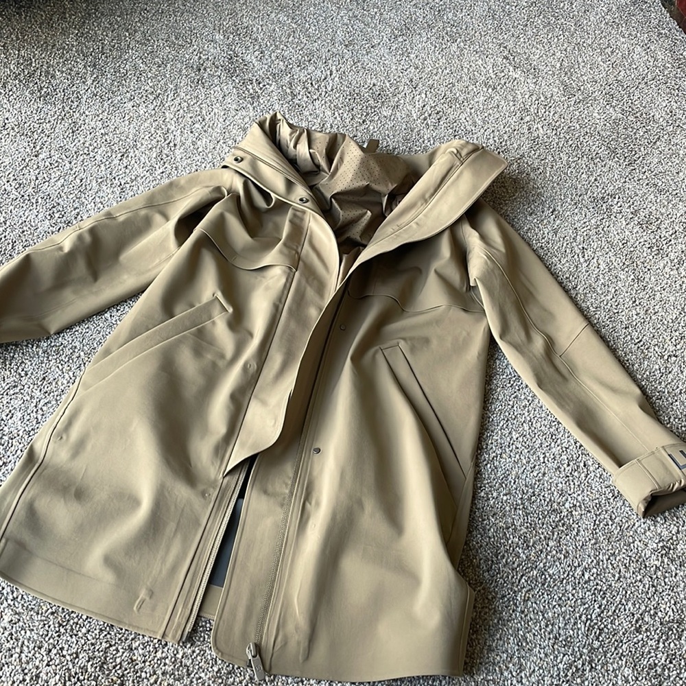 Long rain coat